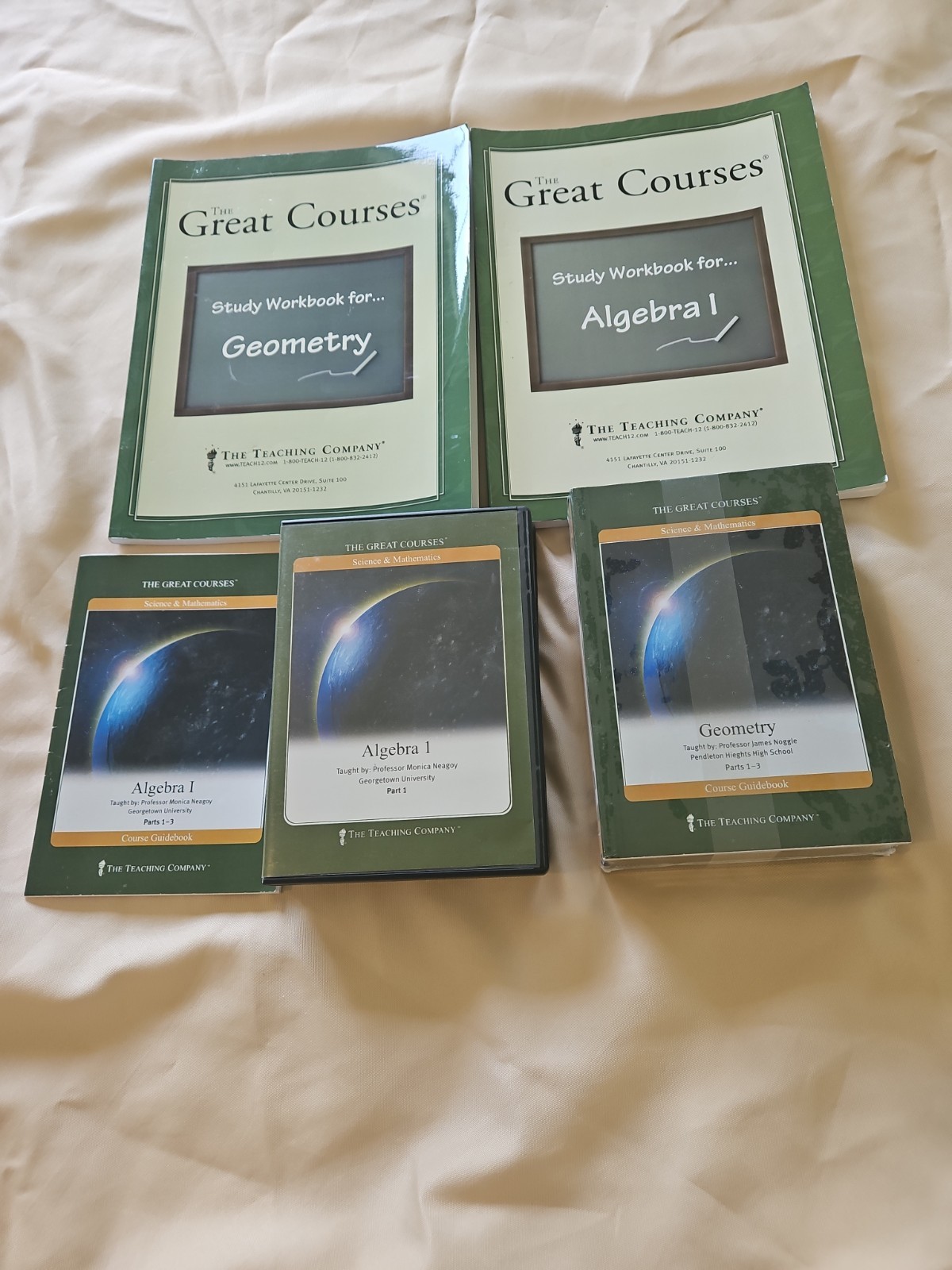 Great Courses Algebra 1 & Geometry (E)