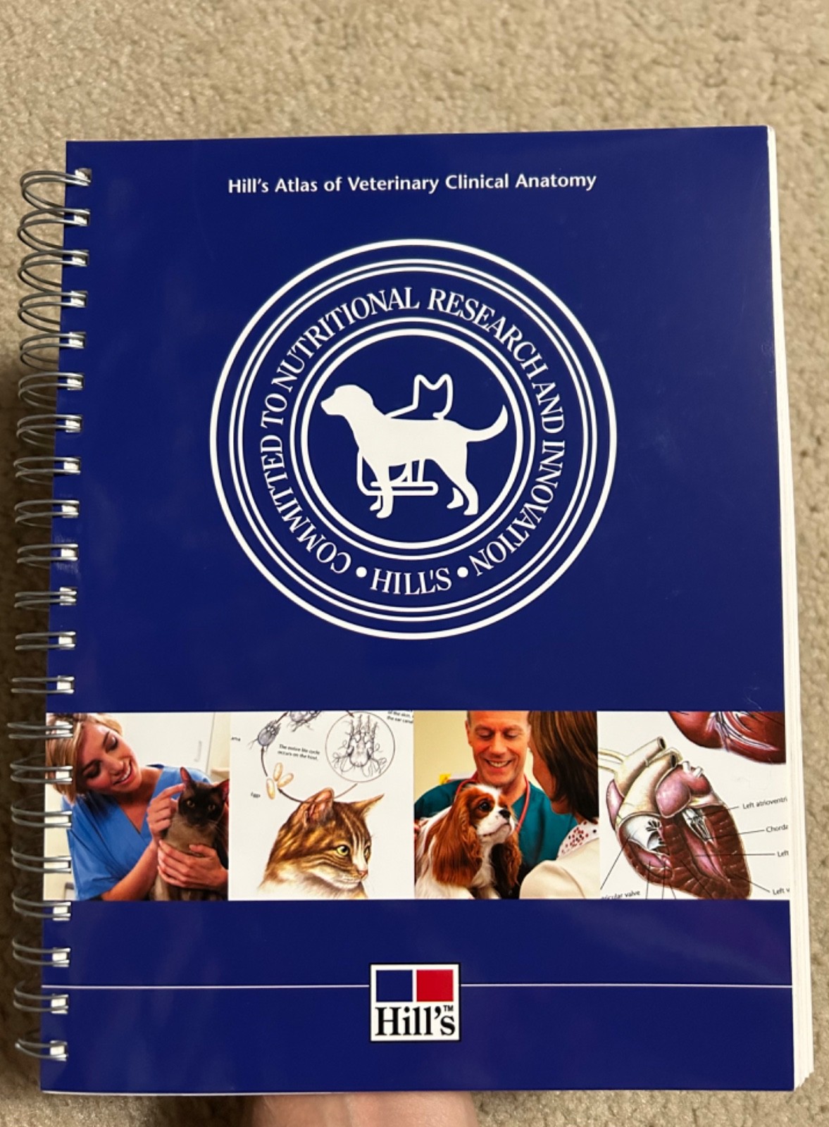 Hill’s Atlas of Veterinary Clinical Anatomy Hill’s Pet Nutrition Inc SPIRAL BOOK