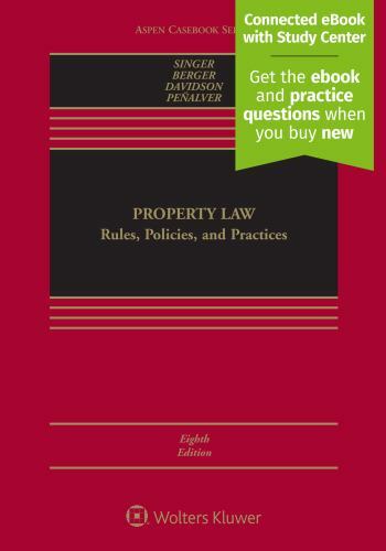 Property Law: Rules, – Hardcover, by Joseph William Singer Textbook