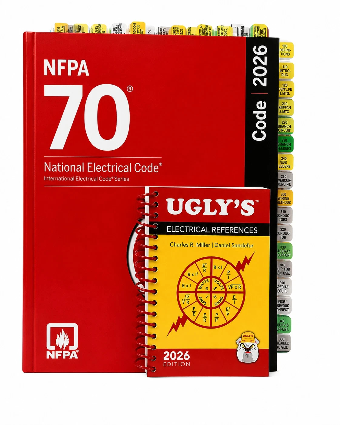 NFPA 70 National Electrical Code 2026 Edition PAPERBACK & Ugly’s 2026 Pre Tabbed