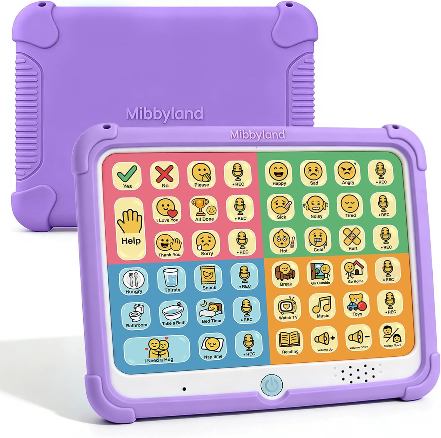 Mibbytalk AAC Device for Autism & Nonverbal Kids and Adults, Communication Tool