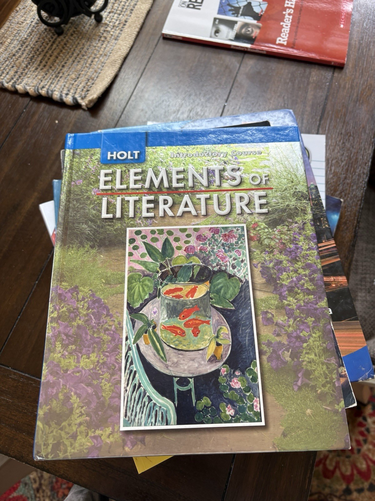 Holt Elements of Literature Introductory Course Literature Textbook Book