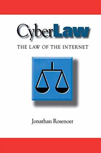 CyberLaw: The Law of the – Hardcover, by Rosenoer Jonathan – Very Good b