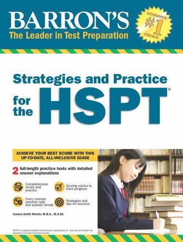 Barron’s Test Prep Ser.: Strategies and Practice for the HSPT by Sandra…