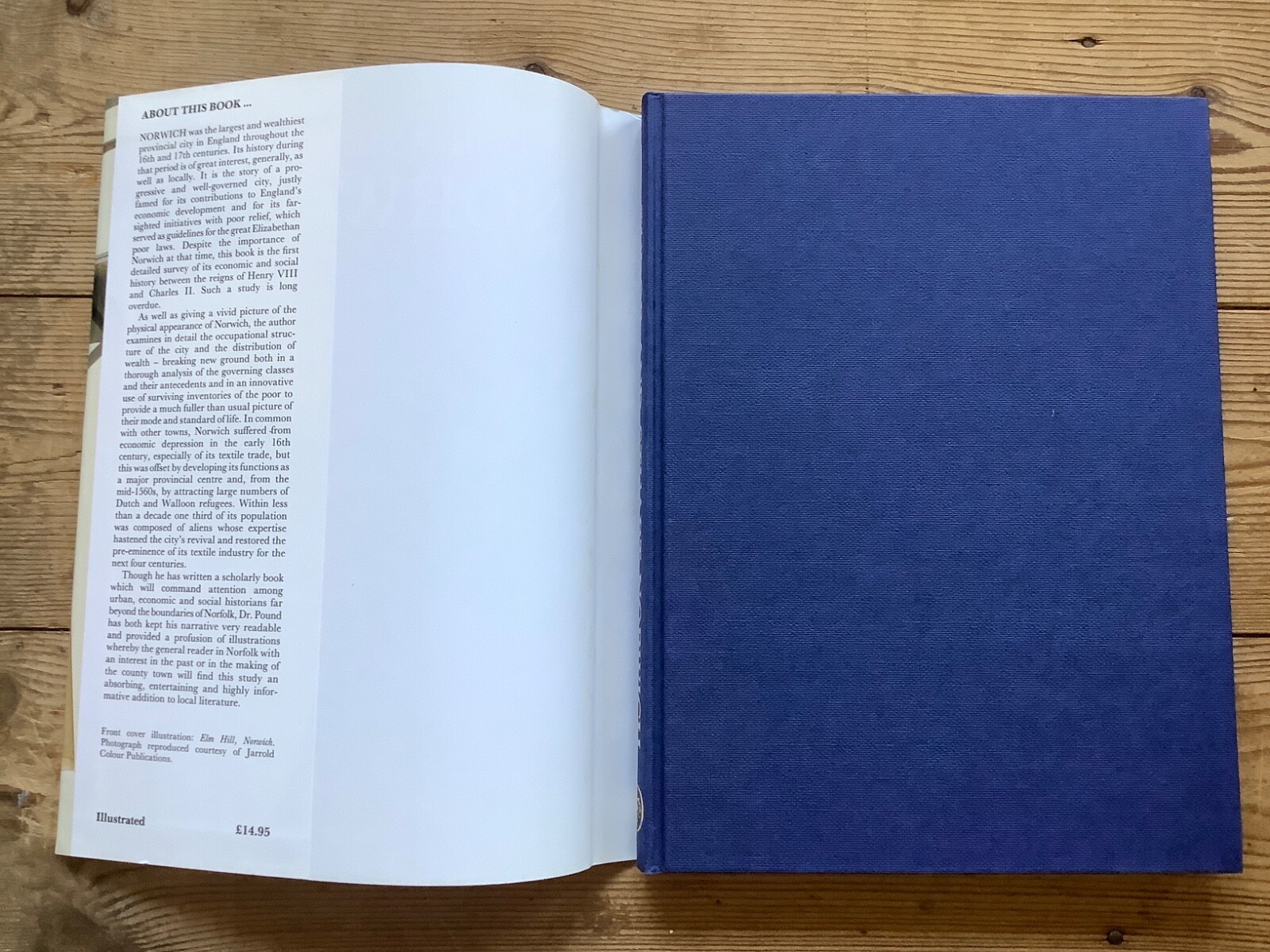 Tudor & Stuart Norwich, John Pound , 1988 1st Hardback
