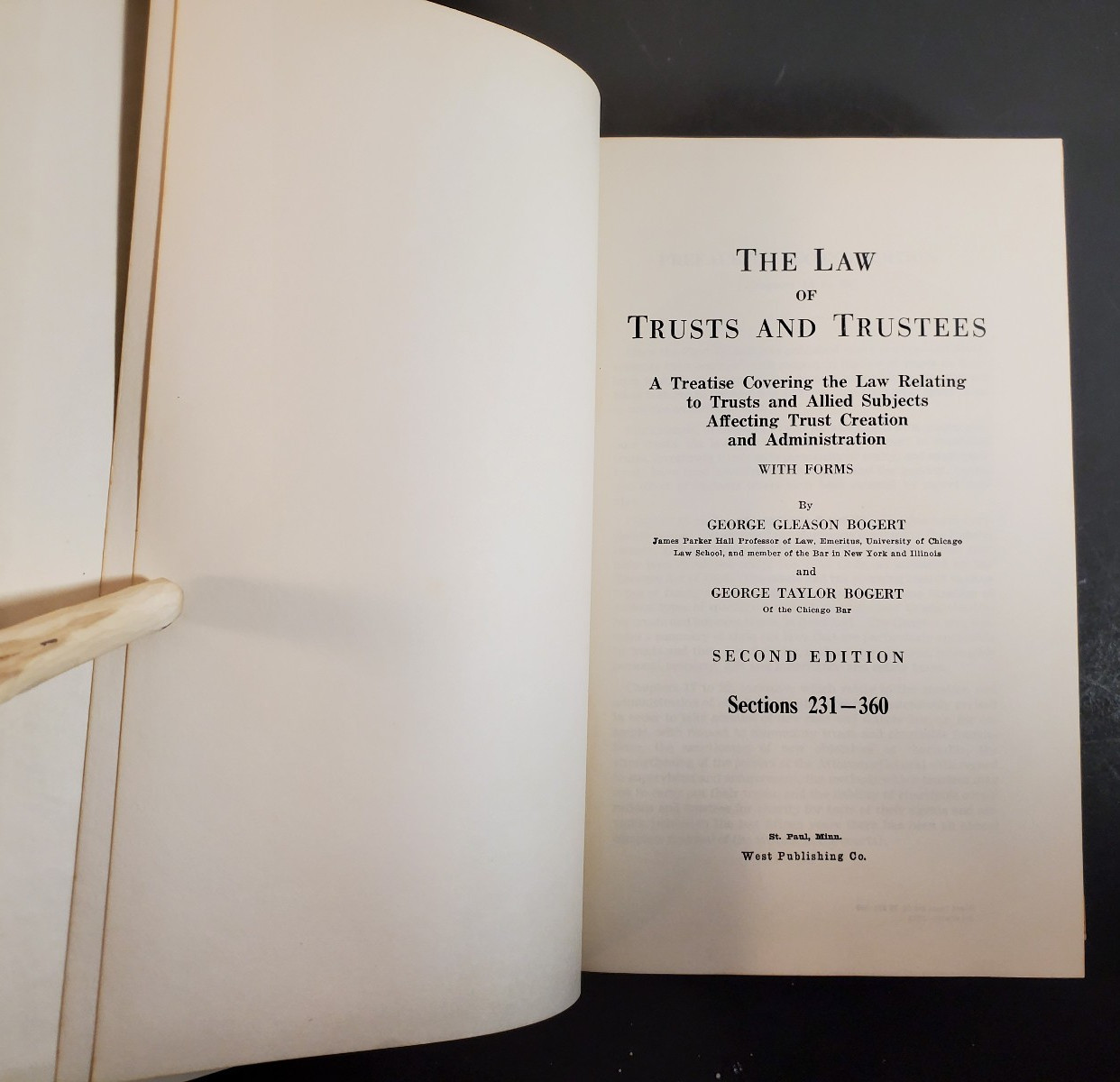 Bogert: The Law of Trusts & Trustees 2nd Ed. Vol. 231–360 (1972 Reprint) + 1976