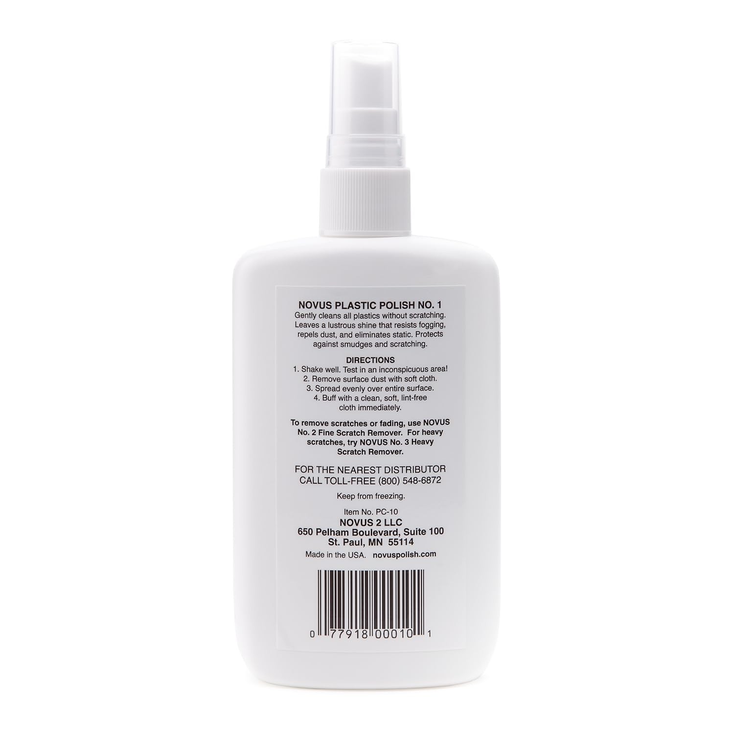 8oz Plastic Clean & Shine #1 Polish and Cleaner for Pinball Machines 7020