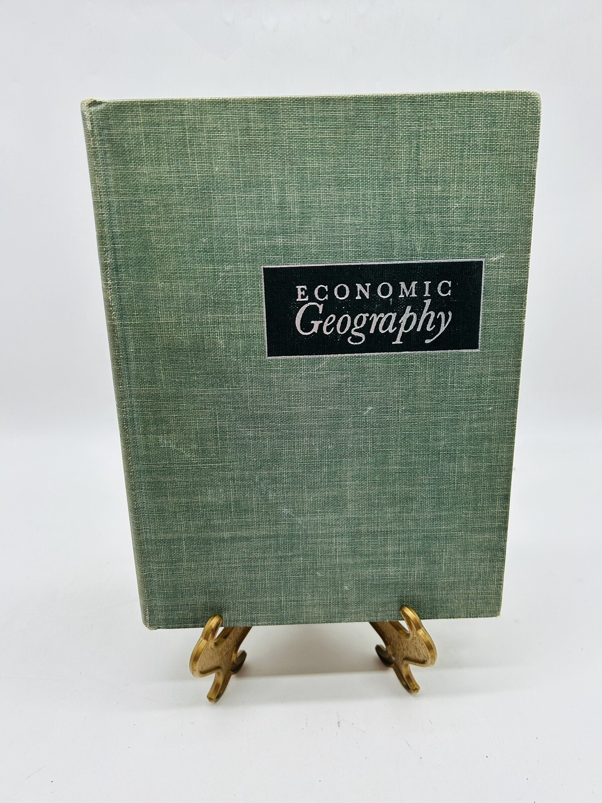 Economic Geography by Clarence Jones 1941 Textbook Macmillan Company