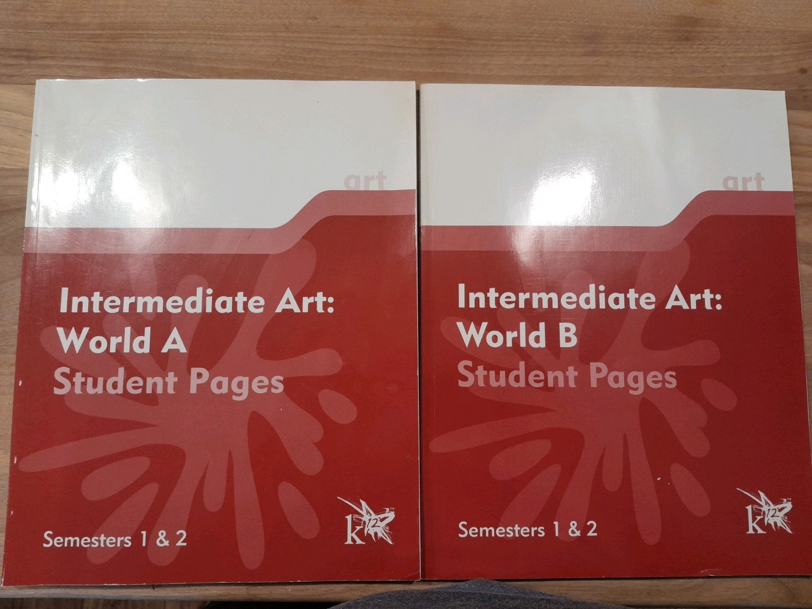 Intermediate Art World A and B Student Pages Incudes Art Print Kit