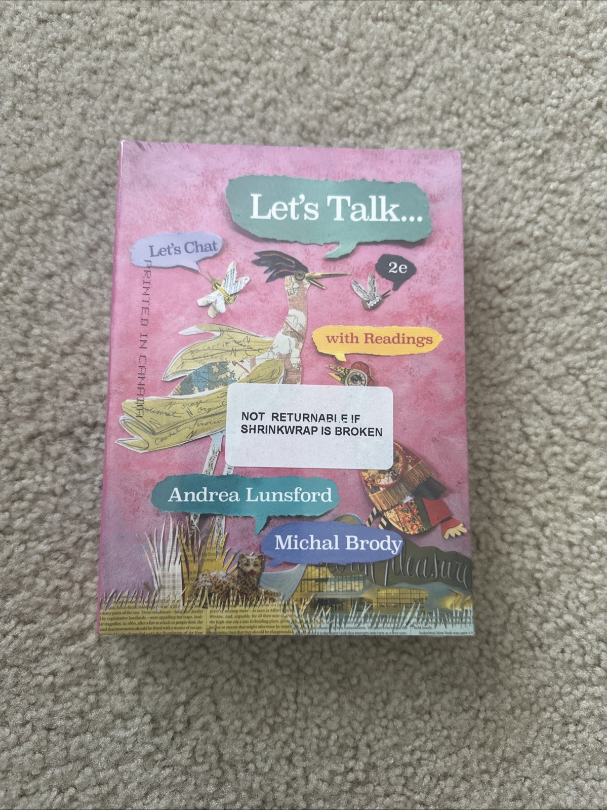 NEW Let’s Talk with Readings 2E 2nd Edition Andrea A. Lunsford Michal Brody 2024