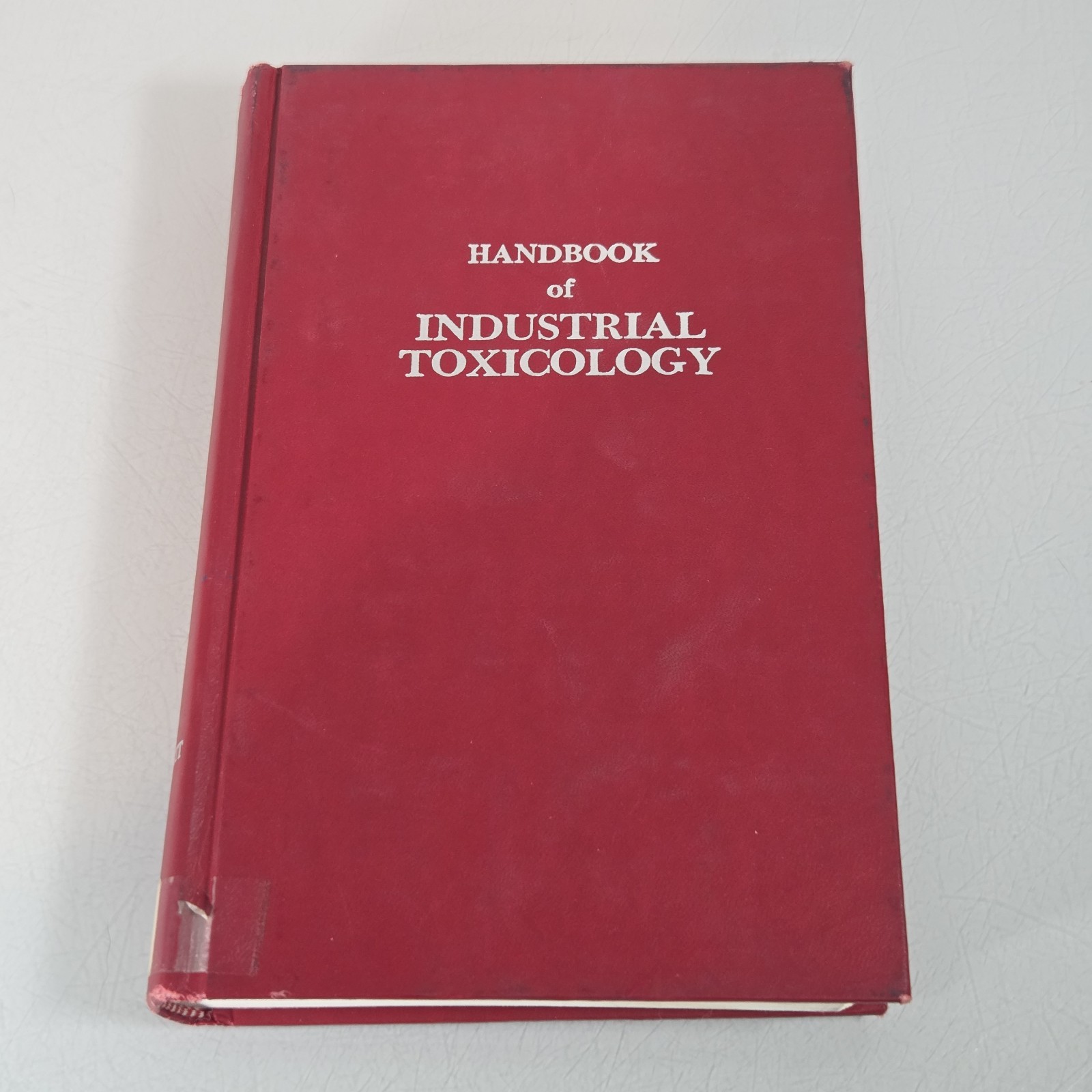 Handbook of Industrial Toxicology by E. R. Plunkett 1976 Hardcover
