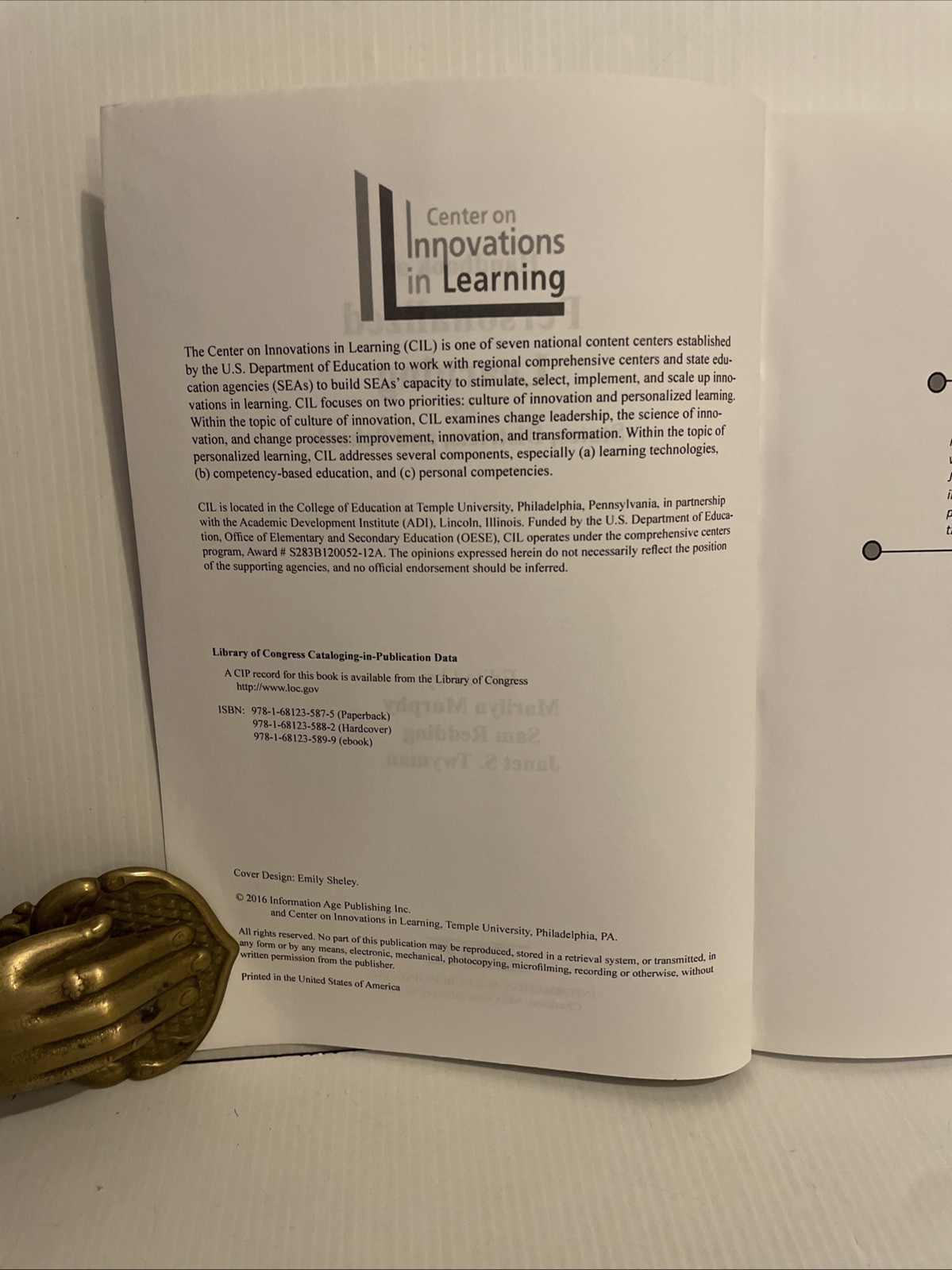 Handbook Personalized Learning State District School Paperback Book 2016 USA