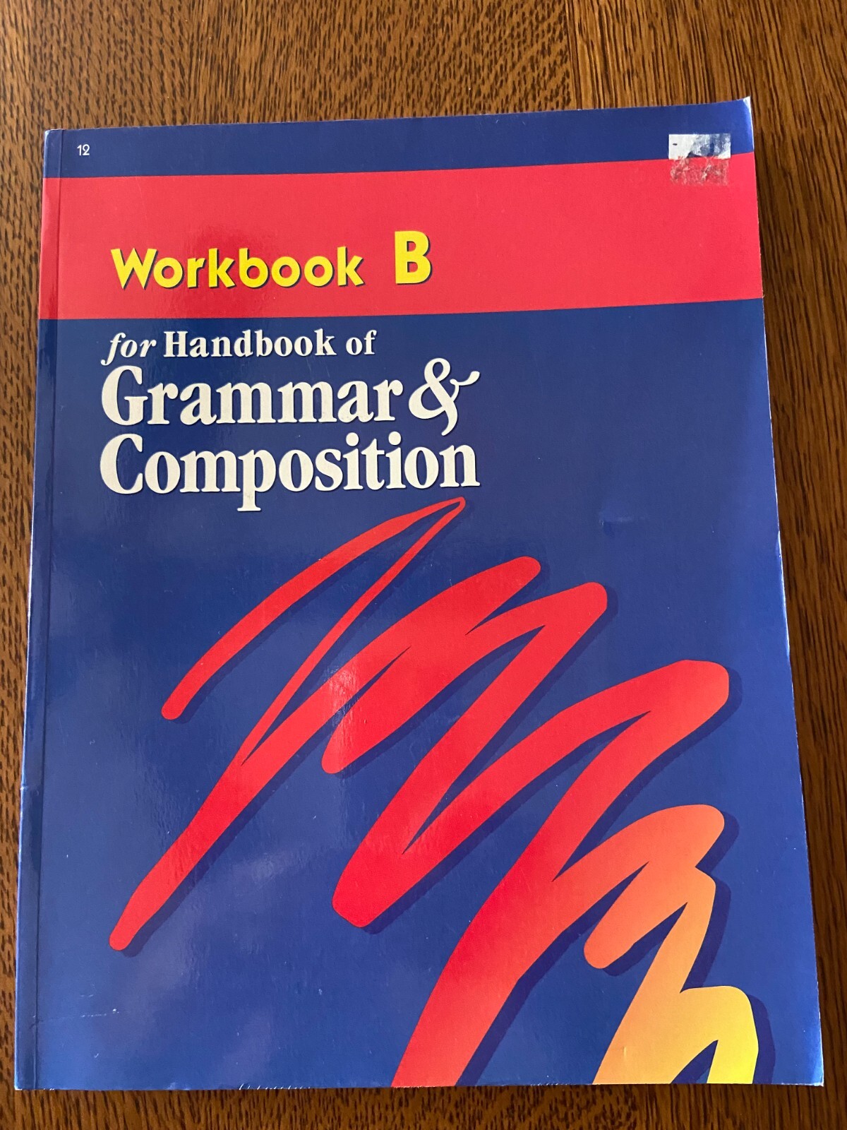 ABEKA 12 Workbook B for Handbook of Grammar & Composition A Beka Book – near new