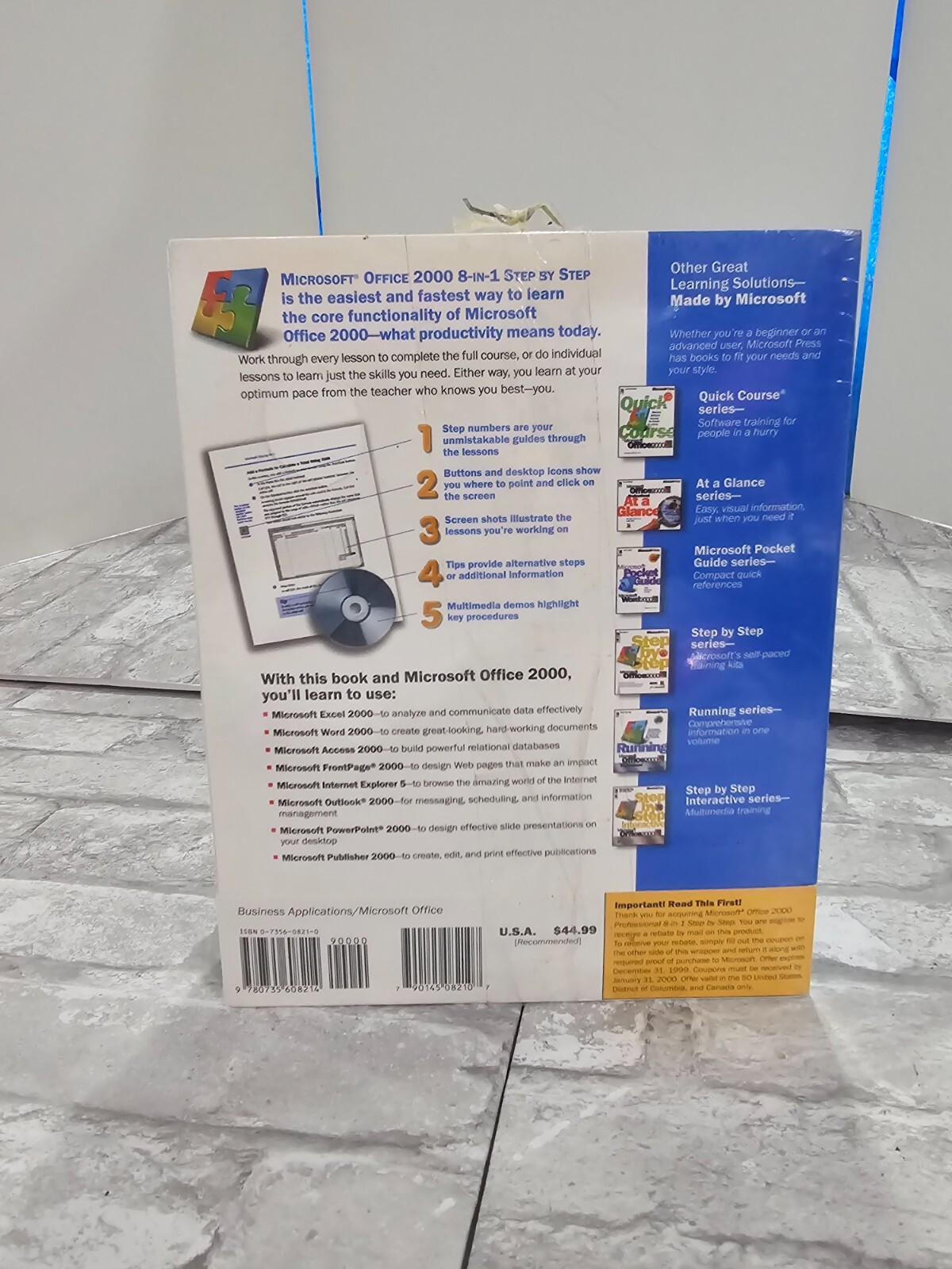 Microsoft Office 2000 8-In-1 Step by Step (Step by Step (Microsoft)) First Ed.