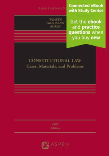 Constitutional Law: Cases, Materials, and Problems (Aspen Casebook) – VERY GOOD