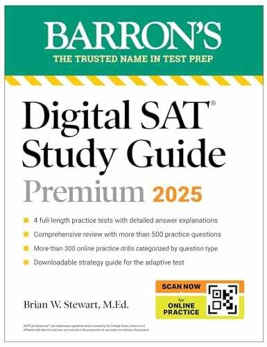 Digital SAT Study – Paperback, by Barron’s Educational Series; – Very Good h