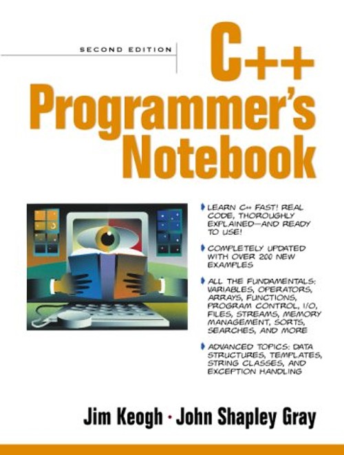 C++ Programmer’s Notebook Paperback Jim, Gray, John S. Keogh