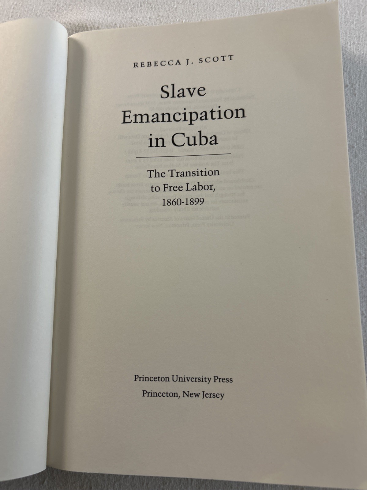 Slave Emancipation in Cuba: The Transition to Free Labor, 1860-1899 P1