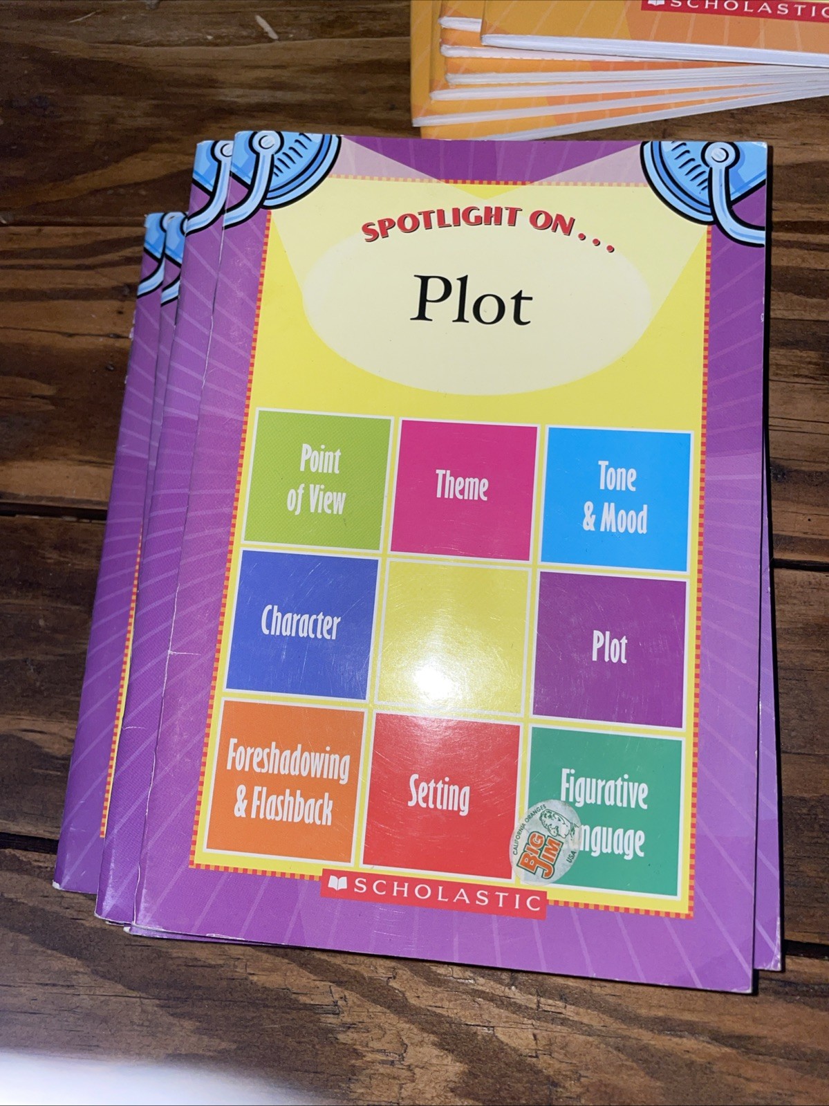 Spotlight on Literary Elements Box Set by Scholastic + Teacher’s Guide