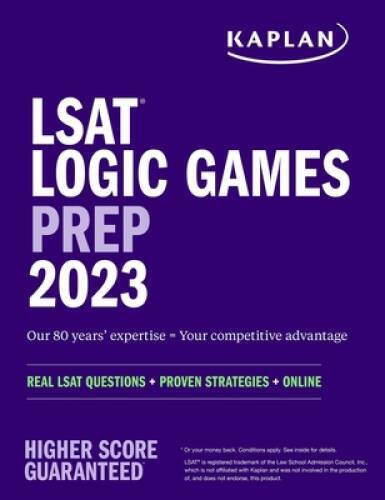 LSAT Logic Games Prep 2023: Real LSAT Questions Proven Strategies Onl – GOOD