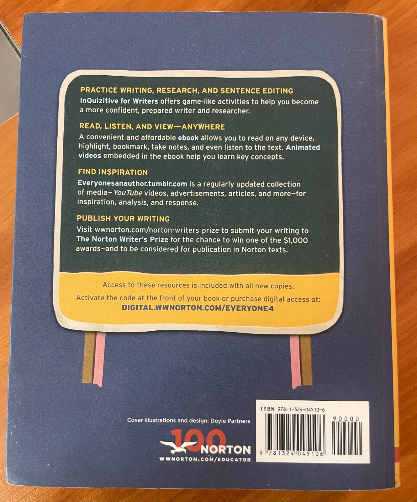 Everyone’s an Author with Readings by Andrea A. Lunsford 4th Edition book