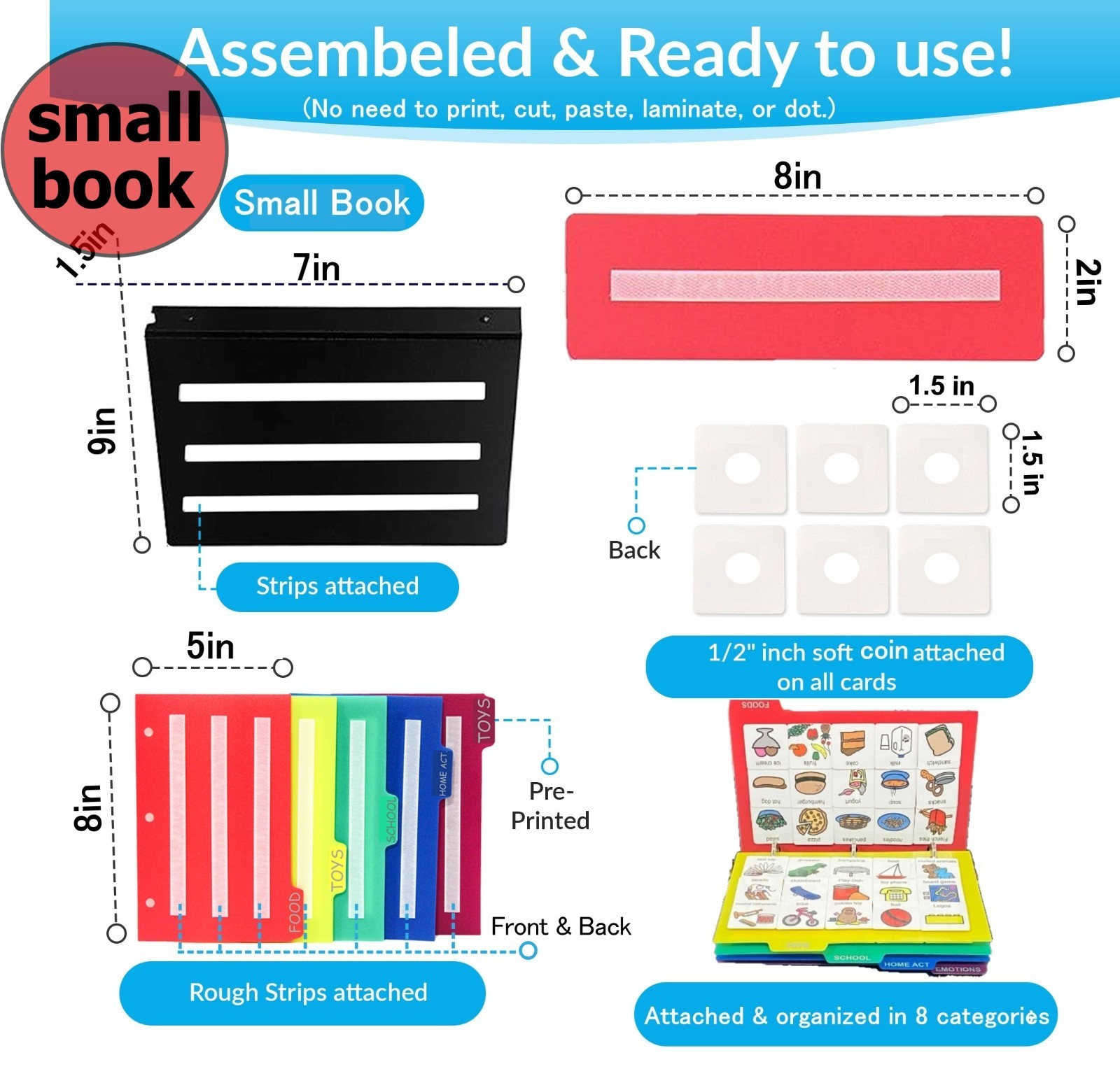 Autism Visual Communication Cards | PECS Book Style | Real Photos or Icons