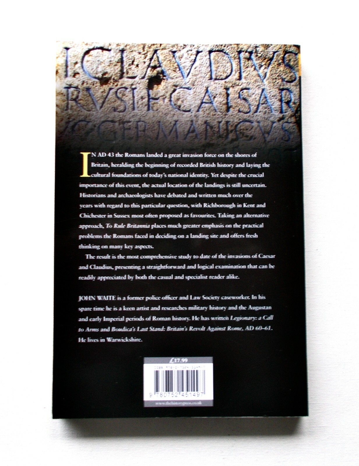 To Rule Britannia. John Waite. Paperback. Free Postage.