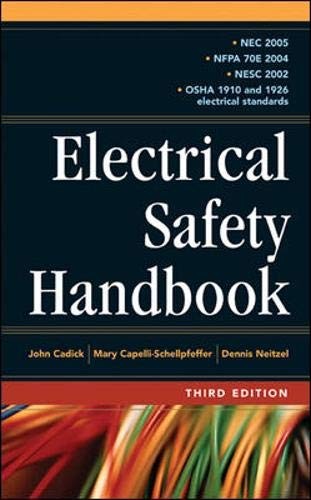 Electrical Safety Handbook 3E By Cadick, John John Cadick, Mary