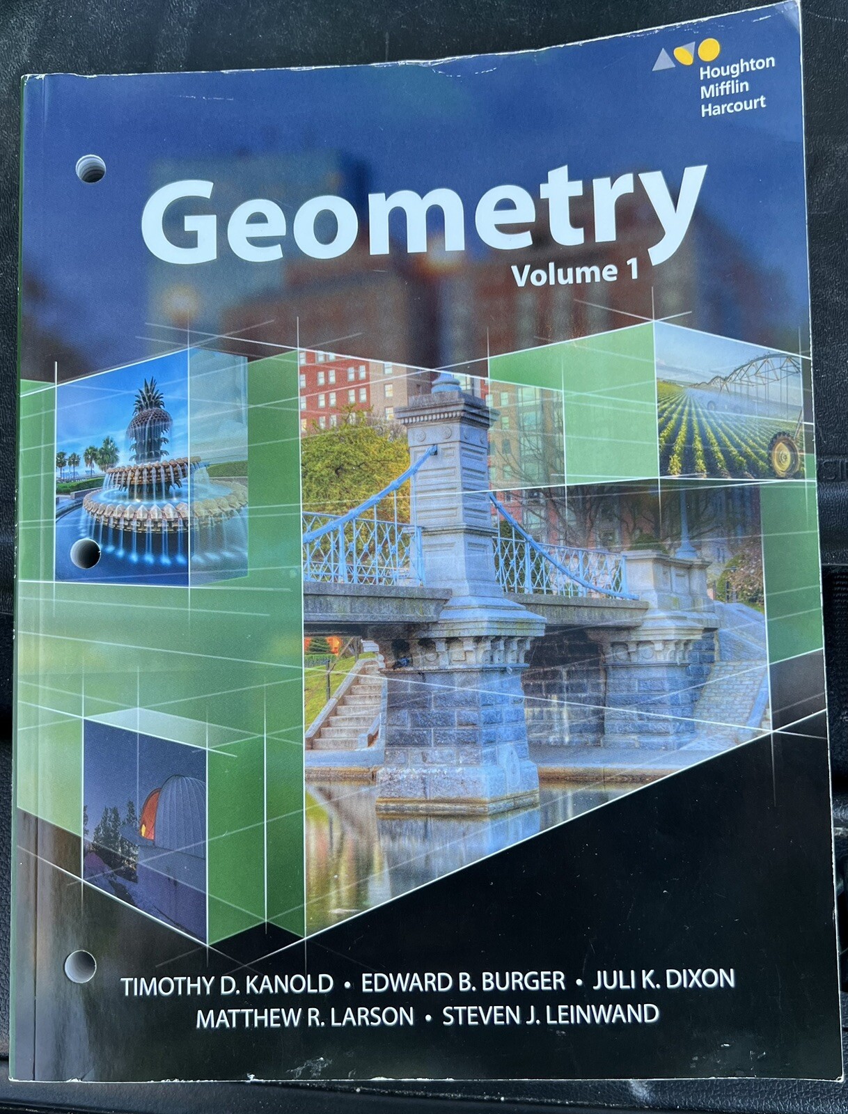 Geometry Volume 1 part of the GO MATH! Series Text with Perforated Pages
