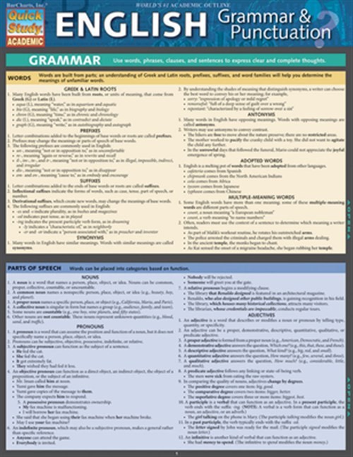 English Grammar & Punctuation, Paperback by Evans-marshall, Shelley, Like New…