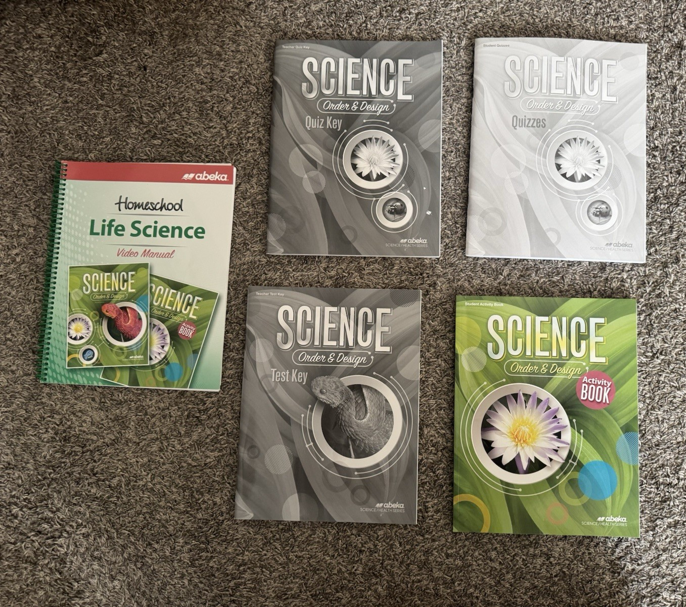 Abeka Science: Order & Design Activity Book w/ Test & Quiz Keys