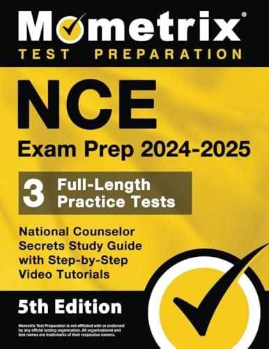 NCE Exam Prep 2025-2026 – 3 – Paperback, by Bowling Matthew – Very Good