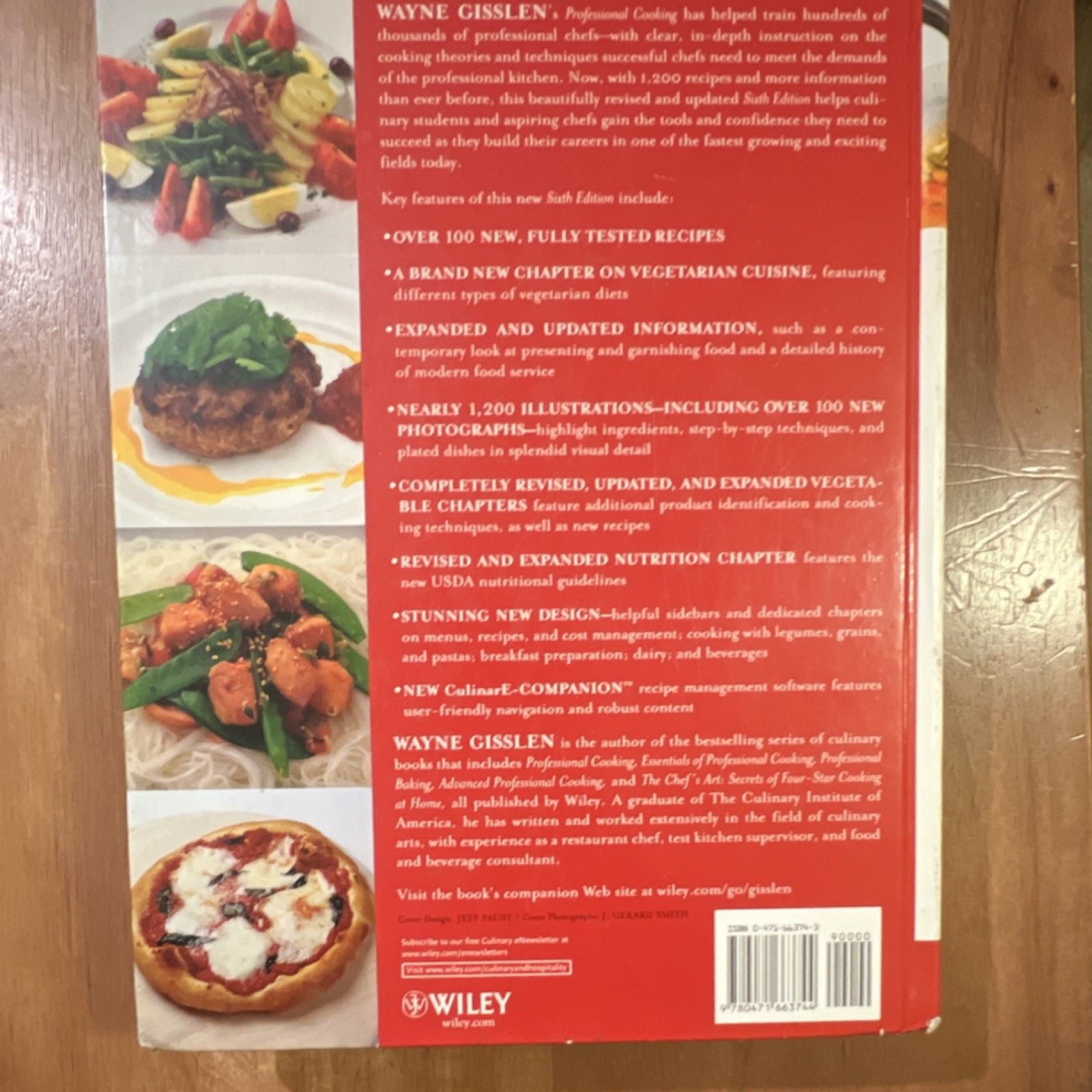 John Wiley & Sons Professional Cooking 6th Ed Wayne Gisslen Paperback 2006