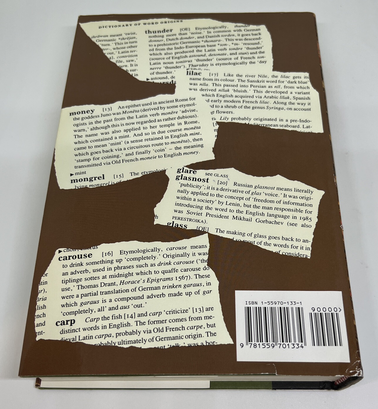 Dictionary of Word Origins by John Ayto 1990