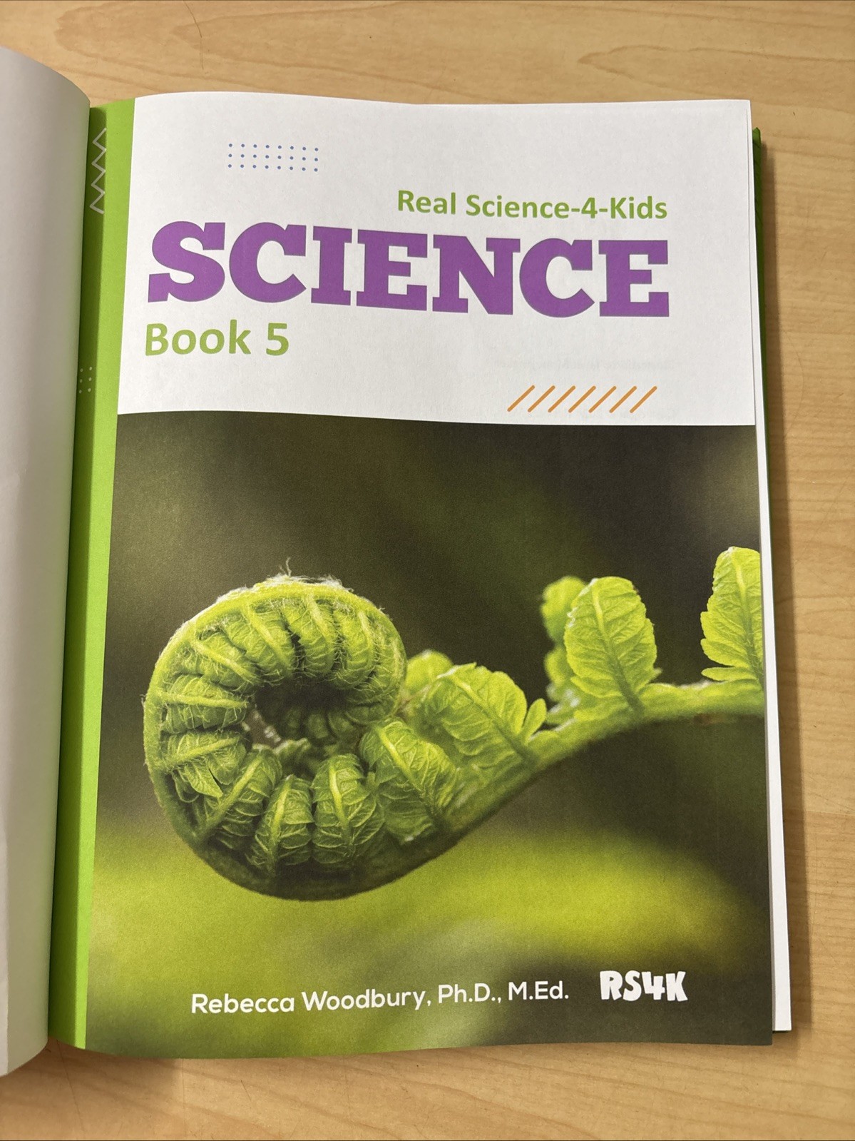 Real Science-4-Kids Science Book 5 Hardcover Rebecca Woodbury 2024 VG Homeschool