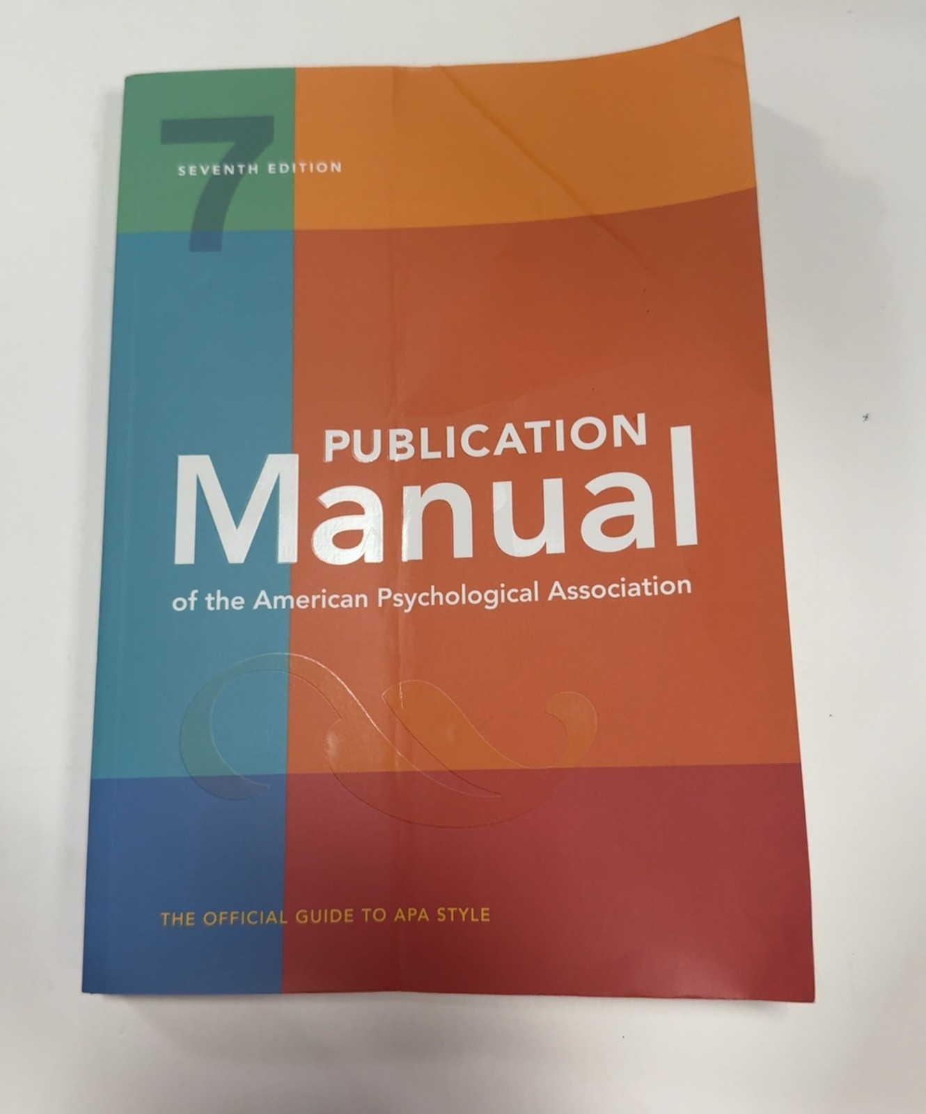 Publication Manual (OFFICIAL) 7th Edition of the American Psyc…