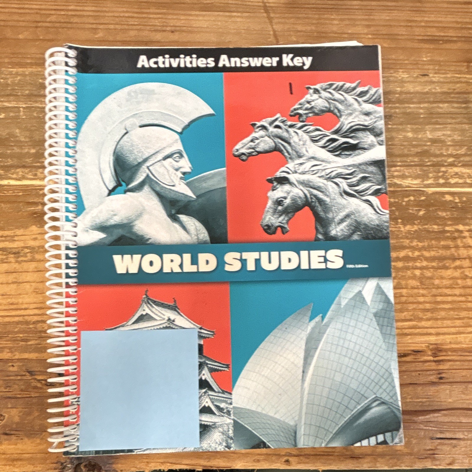 BJU Press World Studies Activities Answer Key Answer Book Spiral-Bound