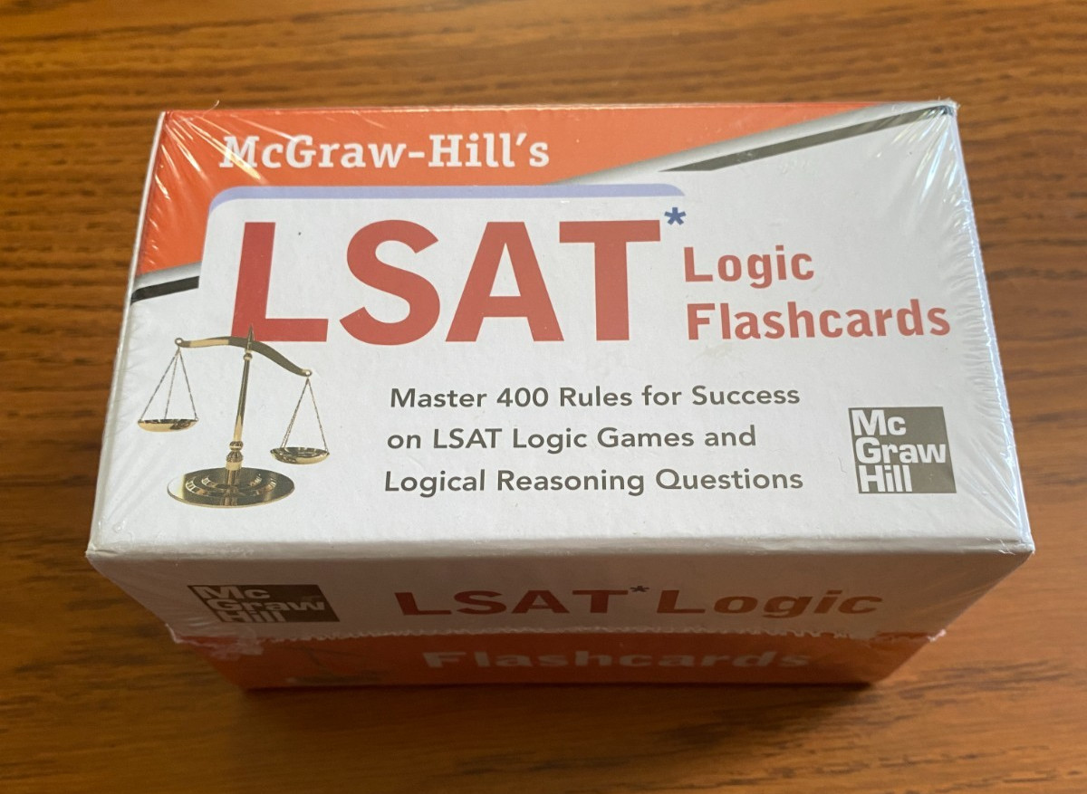 New! McGraw-Hill’s LSAT Logic Questions Flashcards Test Prep Sealed – Ships Free