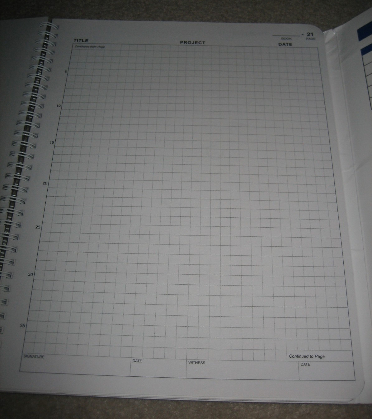 BookFactory Carbonless Chemistry Lab Notebook – 50 Sets of Pages (8.5” X 11”)