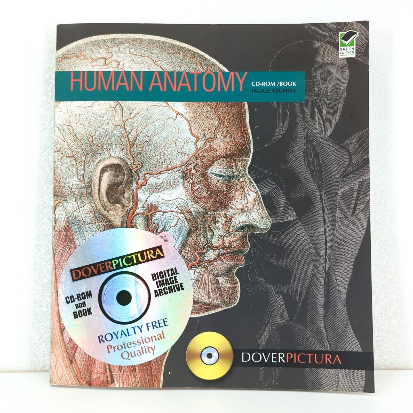 Dover Pictura Human Anatomy CD Rom Book Image Archive Alan Weller 2011