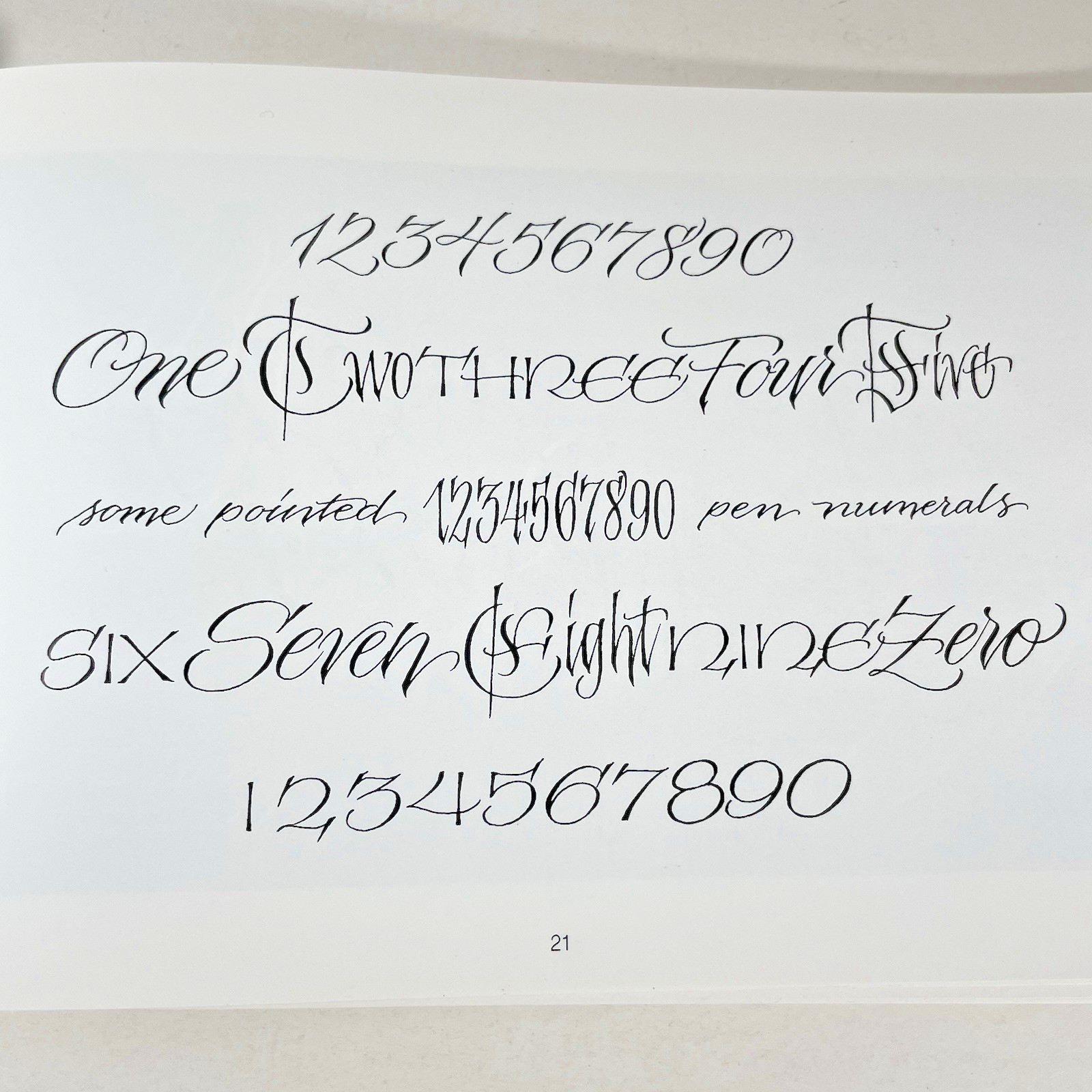 Uncommon Numbers: Source Book for Artists 1996 Calligraphy Brenda Casey 64 pgs