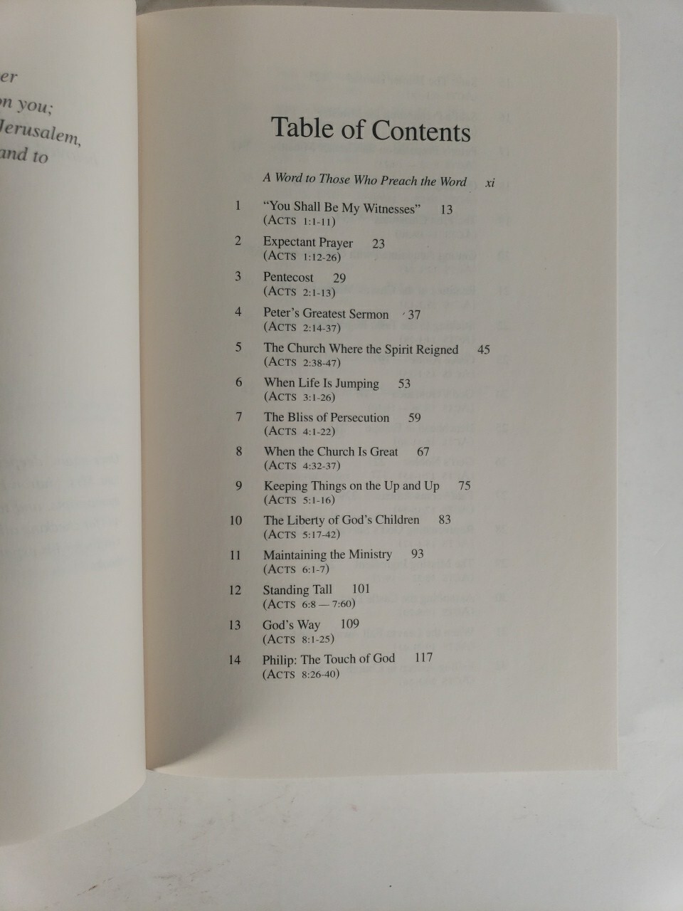 Preaching the Word: Acts The Church Afire by R. Kent Hughes (1996 – First Print