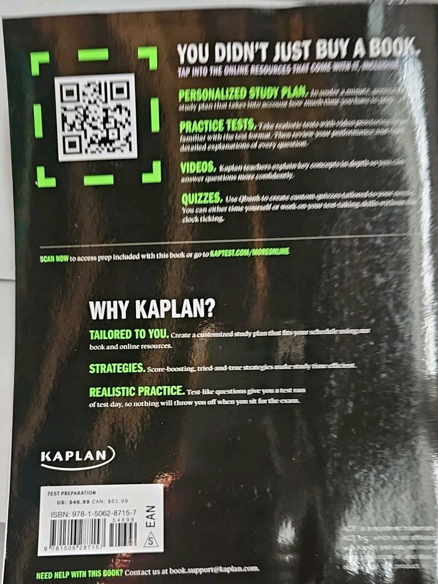 Kaplan Test Prep Ser.: ACT Total Prep 2024: Includes 2,000+ Practice Questions +