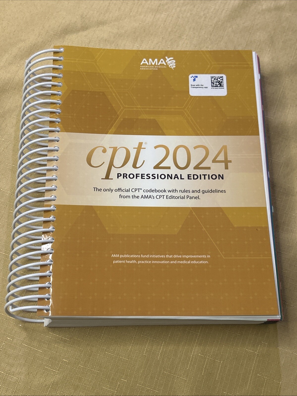 CPT 2024 Professional Edition by American Medical Association: -Great Condition-