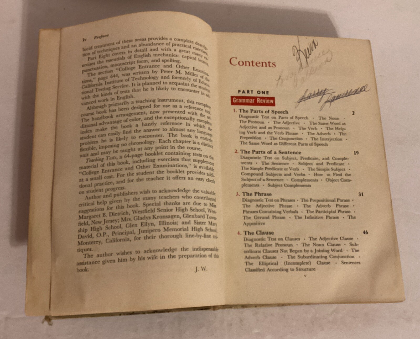 1957 English Grammar And Composition Complete Course John E Warriner Hardcover