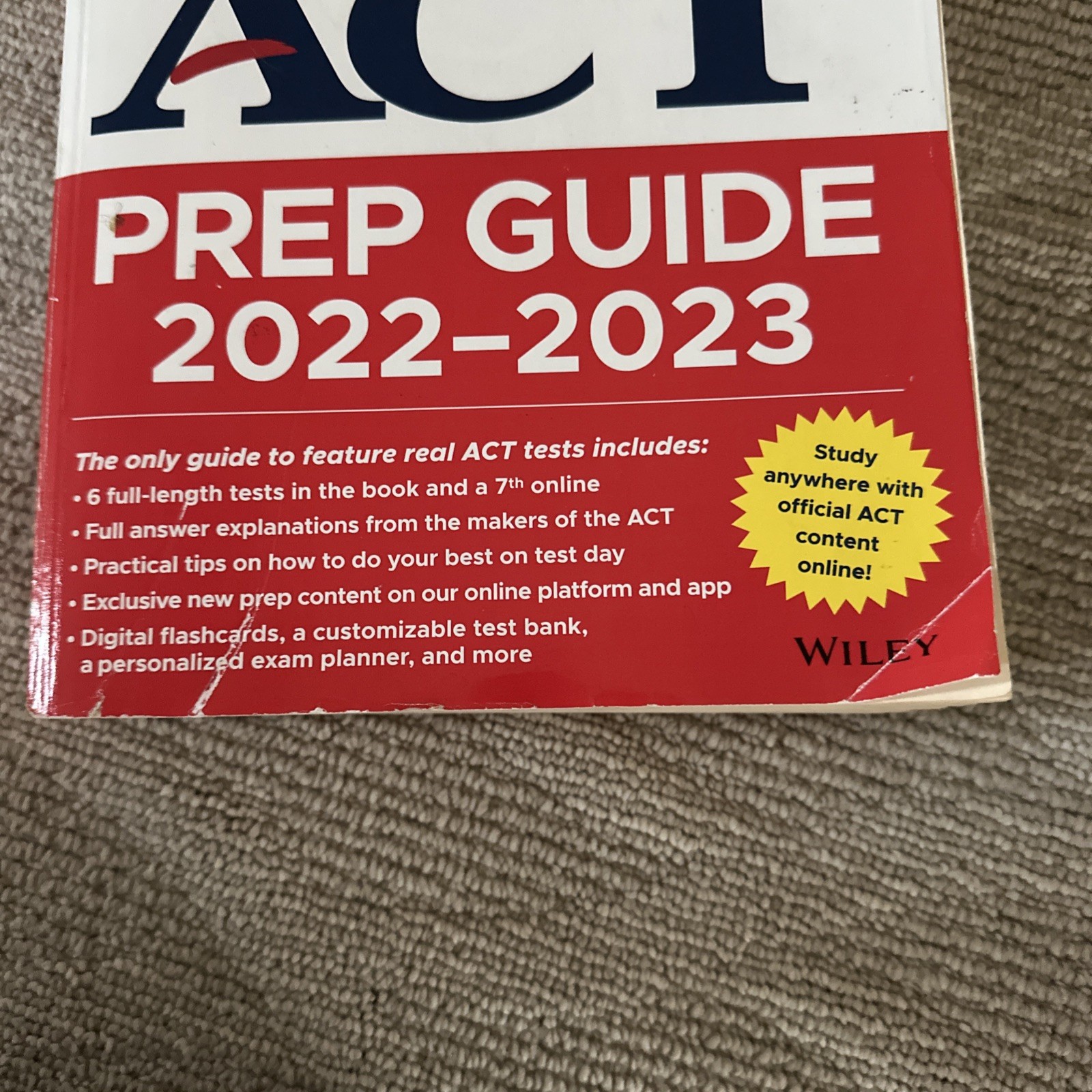 The Official ACT Prep Guide 2022-2023 – Paperback By ACT – GOOD