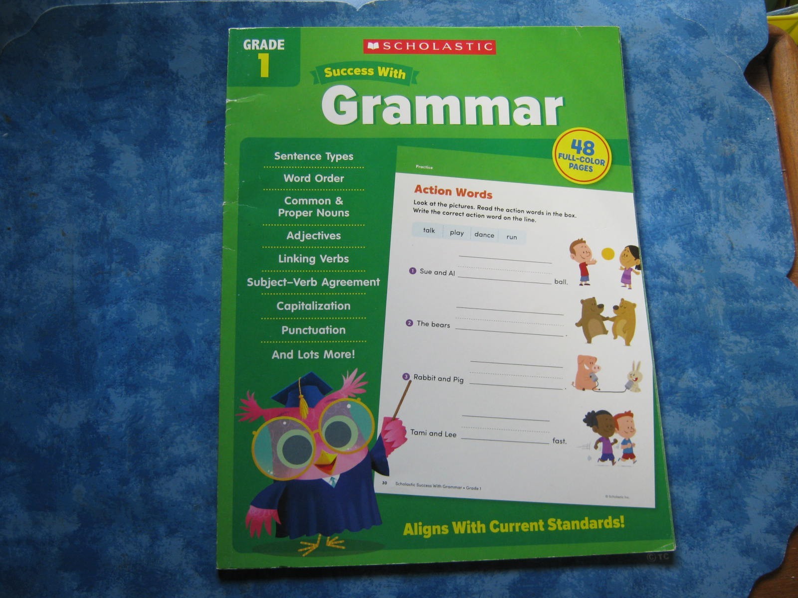 SCHOLASTIC SUCCESS WITH GRAMMAR WORKBOOK Grade 1 SC 2022 MINT