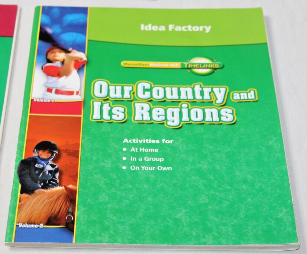 McGraw Hill Timelinks Our Country & Its Regions Grade 4 Set Teacher’s Edition