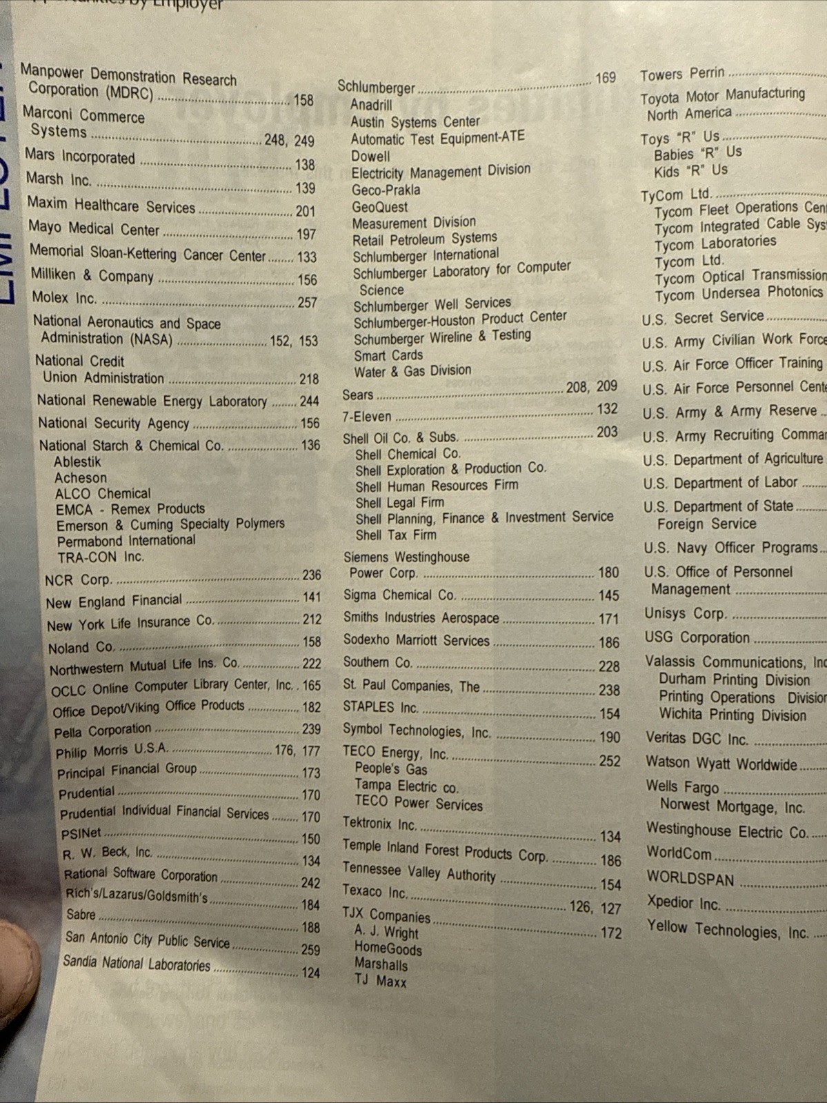 Job Choices Diversity Edition Magazine 2001 44th 288 Pages Careers