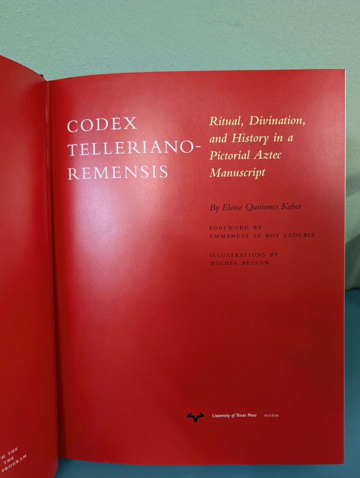 Codex Telleriano-Remensis Pictorial Aztec manuscript facsimile & more LN 250205